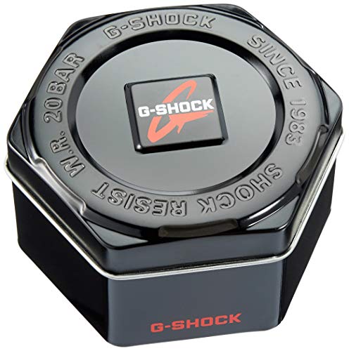 Casio G-SHOCK Reloj Analógico-Digital, Carbonífero, 20 BAR, Azul/Negro, para Hombre, GA-2000-1A2ER