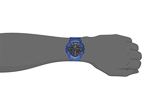 Casio G Shock Reloj de cuarzo con correa de resina, multicolor, 28.8 (Modelo: GA-100L-2ACR)