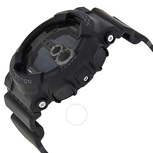 Casio G-SHOCK Reloj Digital, 20 BAR, Negro, para Hombre, GD-100-1BER