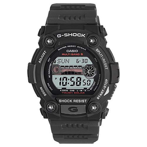 Casio G-SHOCK Reloj Digital, Reloj radiocontrolado y solar, 20 BAR, Negro, para Hombre, GW-7900-1ER