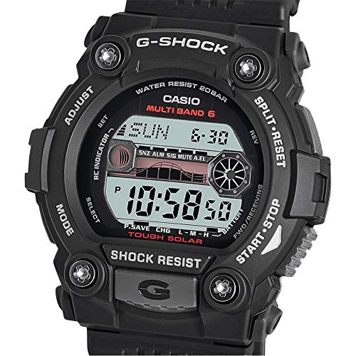 Casio G-SHOCK Reloj Digital, Reloj radiocontrolado y solar, 20 BAR, Negro, para Hombre, GW-7900-1ER