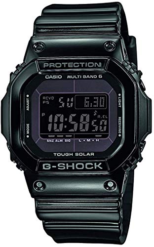 Casio G-SHOCK Reloj Digital, Reloj radiocontrolado y solar, 20 BAR, Negro, para Hombre, GW-M5610BB-1ER