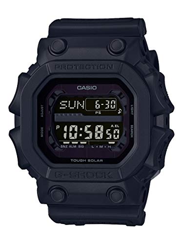 Casio G-SHOCK Reloj Digital, Reloj radiocontrolado y solar, 20 BAR, Negro, para Hombre, GX-56BB-1ER