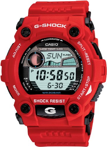 Casio G7900A-4 - Reloj para Mujeres, Correa de Resina Color Rojo