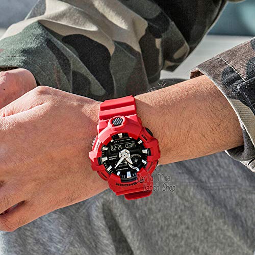 Casio Reloj Analógico-Digital para Hombre de Cuarzo con Correa en Plástico GA-700-4AER
