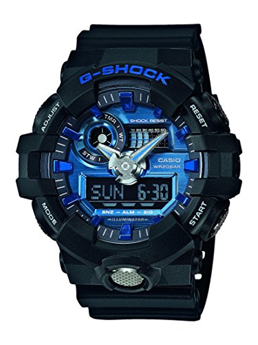 Casio Reloj Analogico-Digital para Hombre de Cuarzo con Correa en Resina GA-710-1A2ER