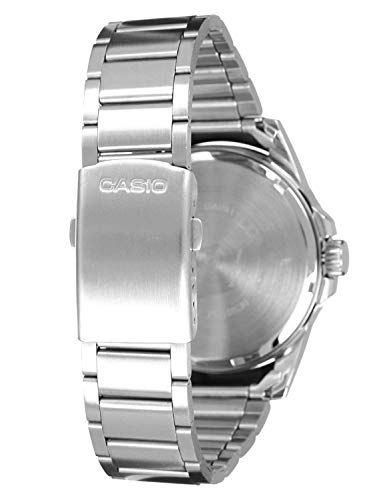 Casio Reloj Analógico para Hombre de Cuarzo con Correa en Acero Inoxidable MTP-1291D-1A1VEF