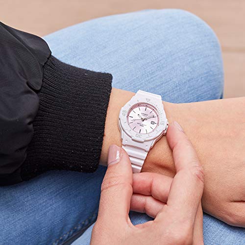 Casio Reloj Analógico para Mujer de Cuarzo con Correa en Resina LRW-200H-4E3VEF