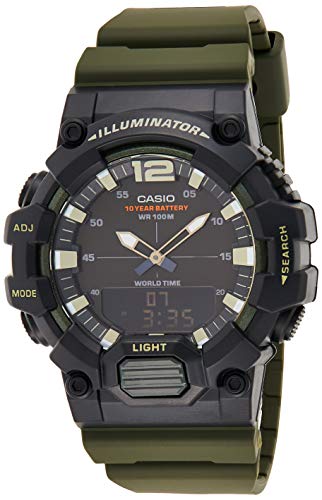 Casio Reloj Digital para Hombre de Cuarzo con Correa en Resina HDC-700-3AVEF