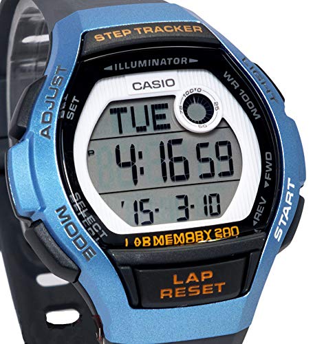 Casio Reloj Digital para Mujer de Cuarzo con Correa en Resina LWS-2000H-2AVEF