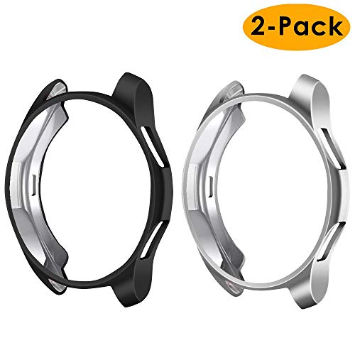 CAVN Compatible con Samsung Galaxy Watch 46mm Protector Bumper Case, 3 Pack General Protective Case TPU Flexible Protector Case para Galaxy Watch 46mm SM-R800