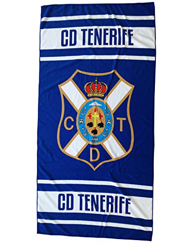 CD Tenerife Toaten Toalla, Blanco/Azul, Talla Única