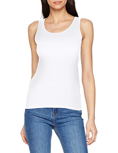 Cecil 311049 Linda Camiseta sin Mangas, Blanco (White 10000), Medium para Mujer