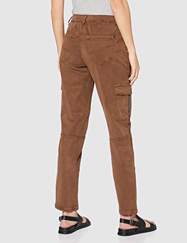 Cecil 372839 Pantalón, Caramel Brown, W34/L30 para Mujer