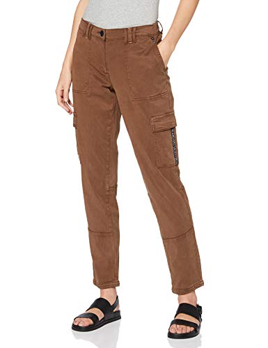 Cecil 372839 Pantalón, Caramel Brown, W34/L30 para Mujer