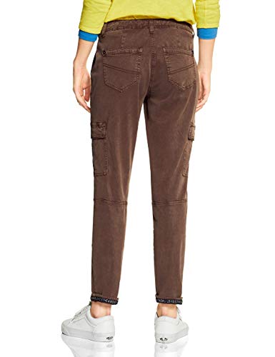 Cecil 372839 Pantalón, Caramel Brown, W34/L30 para Mujer