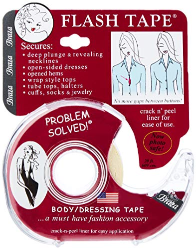 Cette Flash Tape Cinta Adhesiva de lencería, Blanco (Clear 390), única (Talla Fabricante: Regular) para Mujer
