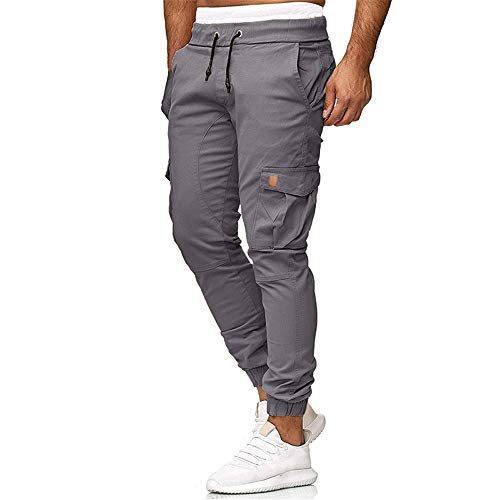 CFWL CinturóN De Cuero De Hechizo De Moda para Hombres Pantalones De Viga Delgada Pantalones Casuales para Hombres Negros Hombre Pantalones Negros Pantalones Camuflaje Mujer Pantalones