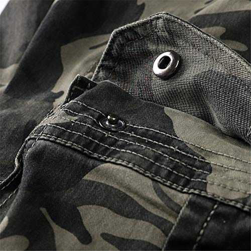 CFWL Pantalones de Camuflaje Pantalones de Hombre con Vigas de Tendencia Monos Deportivos Pantalones Casuales de otoño para Hombres Grey38 Cargo Hombre Pantalones Camuflaje Pantalones Campana