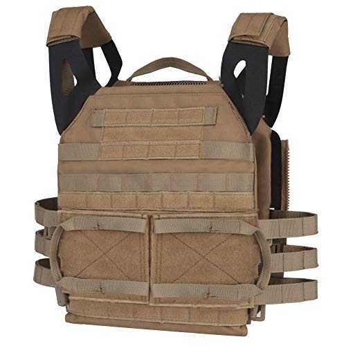 Chaleco táctico JPC MOLLE, Chaleco táctico Adulto CS Field Chaleco Protector Airsoft de Entrenamiento al Aire Libre