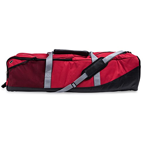 CHAMPION SPORTS Lacrosse Bolsa de Equipamiento, LAXBAGRD, Rojo