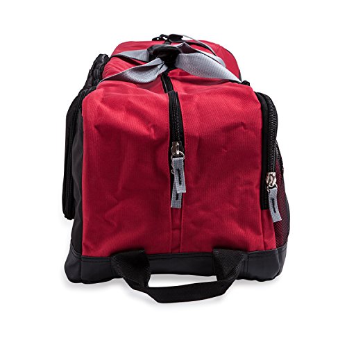 CHAMPION SPORTS Lacrosse Bolsa de Equipamiento, LAXBAGRD, Rojo