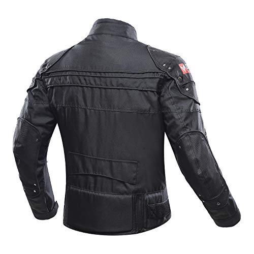 Chaqueta de moto a prueba de viento motocicleta armadura de equipo de protección otoño invierno verano para hombre de toda estaciòn