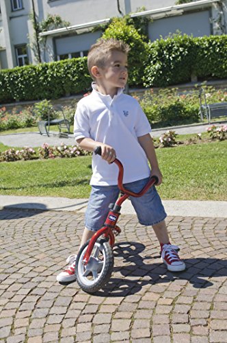 Chicco First Bike - Bicicleta sin pedales con sillín regulable, color rojo, 2-5 años