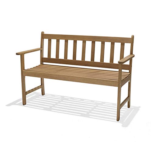 CHILLVERT Banco de Jardín Milán 2 Plazas Madera 51,9x118,5x79,9 cm - KCH454