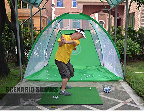 CHSEEO 4 en 1 Red Jaula para Entrenamiento de Golf, Red de Práctica de Golf para Golpes de Drive Poniendo Chipping Lona de Prácticas de Golf para Enganchar y Practicar Deportes al Aire Libre #3