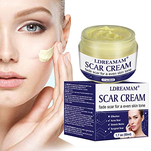 Cicatrices Crema,Crema Cicatriz,ReparacióN De La Piel Crema,Cicatrices Tratamiento,Anti Acné Crema Reparadora Para Quemaduras,Cara Y Cuerpo,Utilízala en Cualquier Parte del Cuerpo