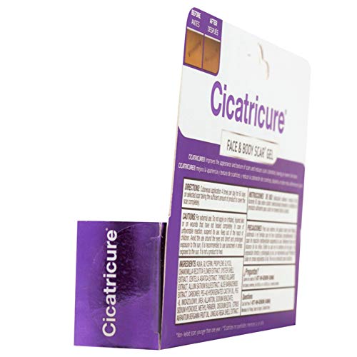 Cicatricure cicatriz Gel Crema reduce cicatrices visibles de cirugía, quemaduras, acné, lesiones 1.0 oz