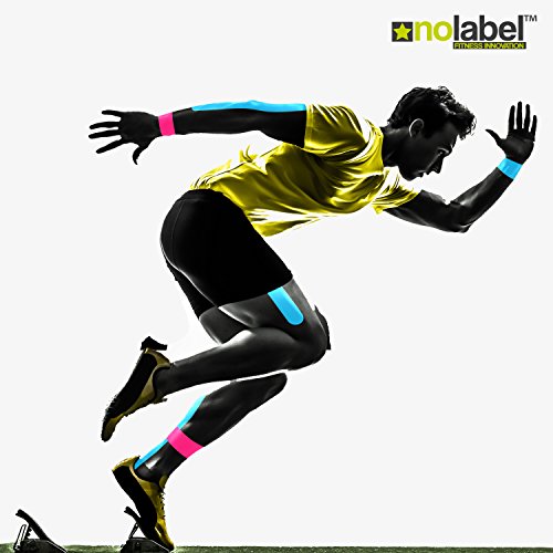 Cinta de Kinesiología Sin Cortar - Kinesiology Kinesio tape - Soporte Deportivo Muscular - Atlético Fisioterapia Músculos Cinta | Rollo Pro de 5cm x 5m - Naranja