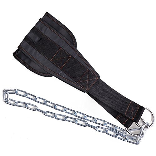 Cinturón deportivo con cadena de hierro para levantamiento de pesas, gimnasio, espalda, protección de la cintura, lesiones de aviod, cinturones de entrenamiento