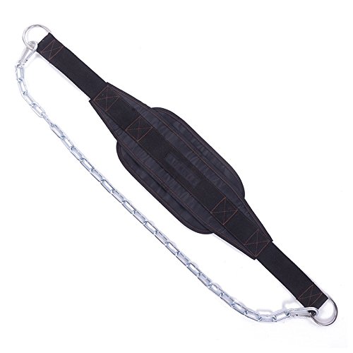 Cinturón deportivo con cadena de hierro para levantamiento de pesas, gimnasio, espalda, protección de la cintura, lesiones de aviod, cinturones de entrenamiento