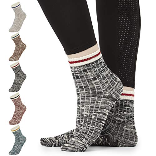 CityComfort Calcetines Mujer, Pack de 7 Pares Calcetines Altos Unisex, Ropa de Mujer Algodon Suave, Calcetines Deporte Mujer, Regalos Originales Para Mujer Adolescentes Talla 37-40