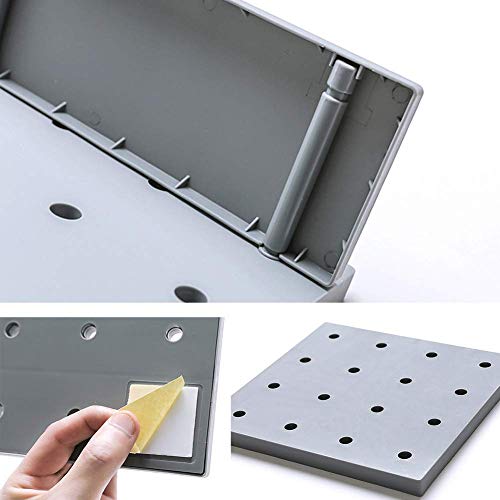 CJMING Wand Organizer, multifunktionaler Kunststoff Wand Organizer, Organizer mit Regal, Home Display Rack, Büro, Home Wall Decor