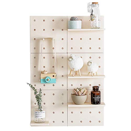 CJMING Wand Organizer, multifunktionaler Kunststoff Wand Organizer, Organizer mit Regal, Home Display Rack, Büro, Home Wall Decor