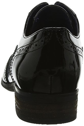 Clarks Hamble Oak, Zapatos de Cordones Derby Mujer, Negro (Black Pat), 39.5 EU