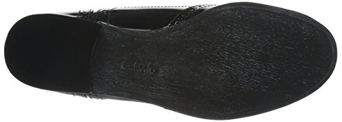Clarks Hamble Oak, Zapatos de Cordones Derby Mujer, Negro (Black Pat), 39.5 EU