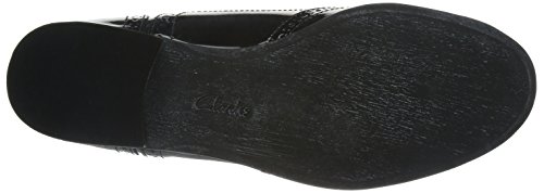 Clarks Hamble Oak, Zapatos de Cordones Derby Mujer, Negro (Black Pat), 39.5 EU