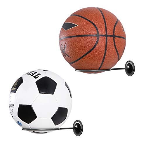 Clispeed Estantes de exhibición de la Bola de los titulares de la Bola 2PCS montados en la Bola del Ejercicio del Voleibol del fútbol del fútbol del Baloncesto