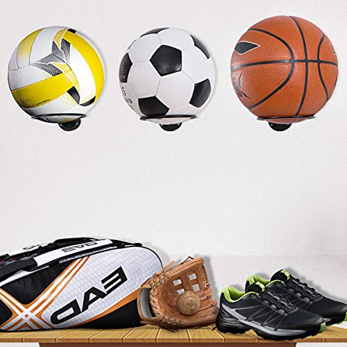 Clispeed Estantes de exhibición de la Bola de los titulares de la Bola 2PCS montados en la Bola del Ejercicio del Voleibol del fútbol del fútbol del Baloncesto