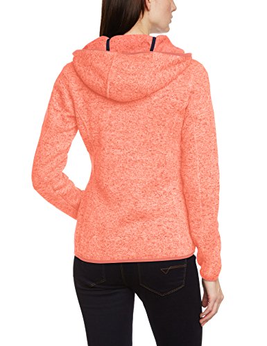 CMP Fix Hood Jacket, Chaqueta Con Capucha Para Mujer, Multicolor (Peach/Flamingo), 42