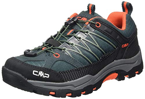 CMP – F.lli Campagnolo Kids Rigel Low Trekking S, Zapatillas de Senderismo Unisex Adulto, Verde Jungle Tango 23te, 38 EU