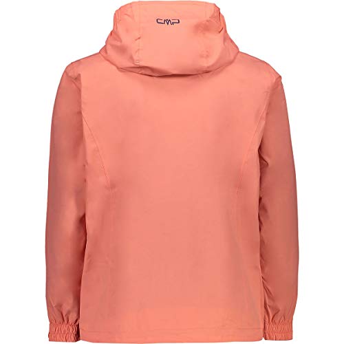 CMP Regenjacke Wind-und wasserdichte WP 10.000 Chaqueta para Lluvia, Niñas, Flamingo, 128