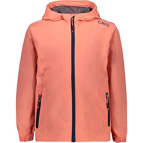 CMP Regenjacke Wind-und wasserdichte WP 10.000 Chaqueta para Lluvia, Niñas, Flamingo, 128