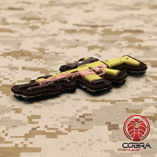 Cobra Tactical Solutions FN SCAR - Parche de PVC con cierre de velcro para airsoft paintball