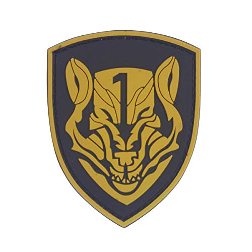 Cobra Tactical Solutions Medal of Honor MOH Wolf Pack Marrón Parche PVC Táctico Moral Militar con Cinta adherente de Airsoft Paintball para Ropa de Mochila Táctica