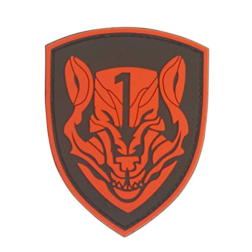 Cobra Tactical Solutions Medal of Honor MOH Wolf Pack Rojo Parche PVC Táctico Moral Militar con Cinta adherente de Airsoft Paintball para Ropa de Mochila Táctica